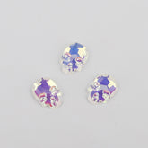 Skull Shape Mocha White Flat Back Fancy Rhinestones WholesaleRhinestone